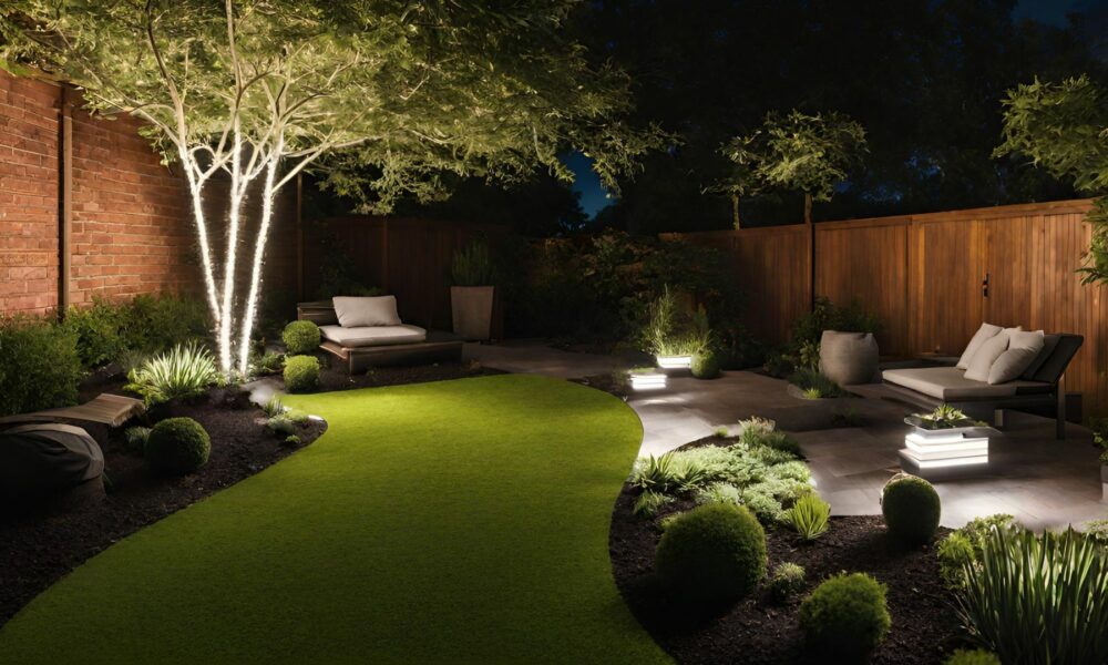 Éclairer un petit jardin : idées et conseils