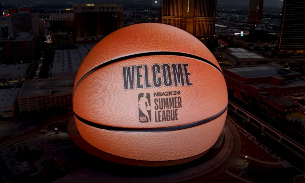 La sphère de Las Vegas vue de l'extérieur